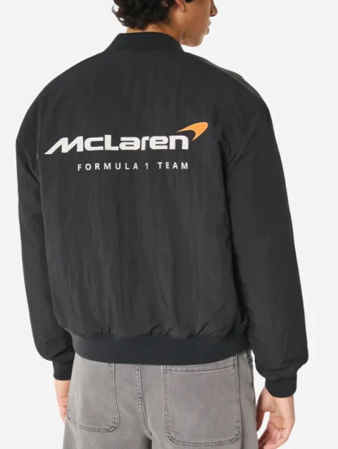 Hollister McLaren Black Jacket  Sleek & Sporty Look